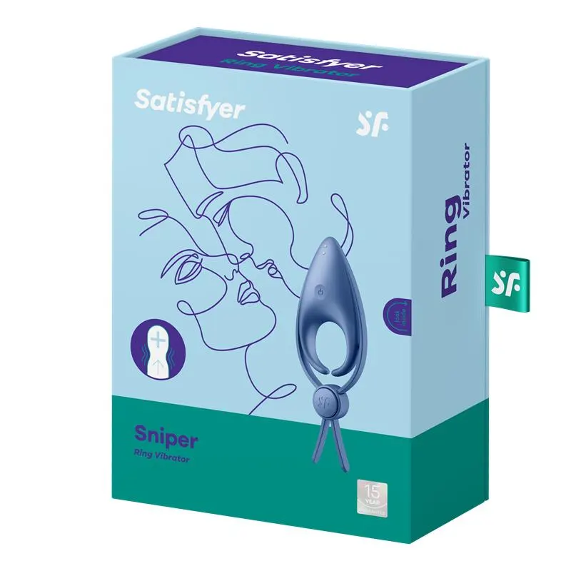 Anillo para el Pene Sniper Azul · SATISFYER · Anillos para el Pene — Foto 7