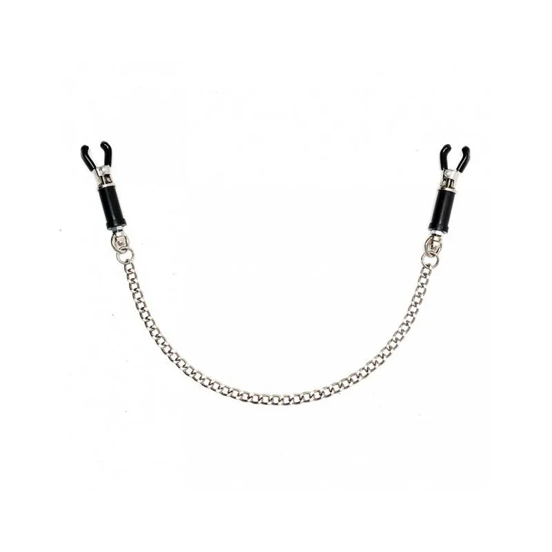 Pinzas para Pezones con Cadena Ajustable · BONDAGE PLAY · Pinzas y Pezoneras