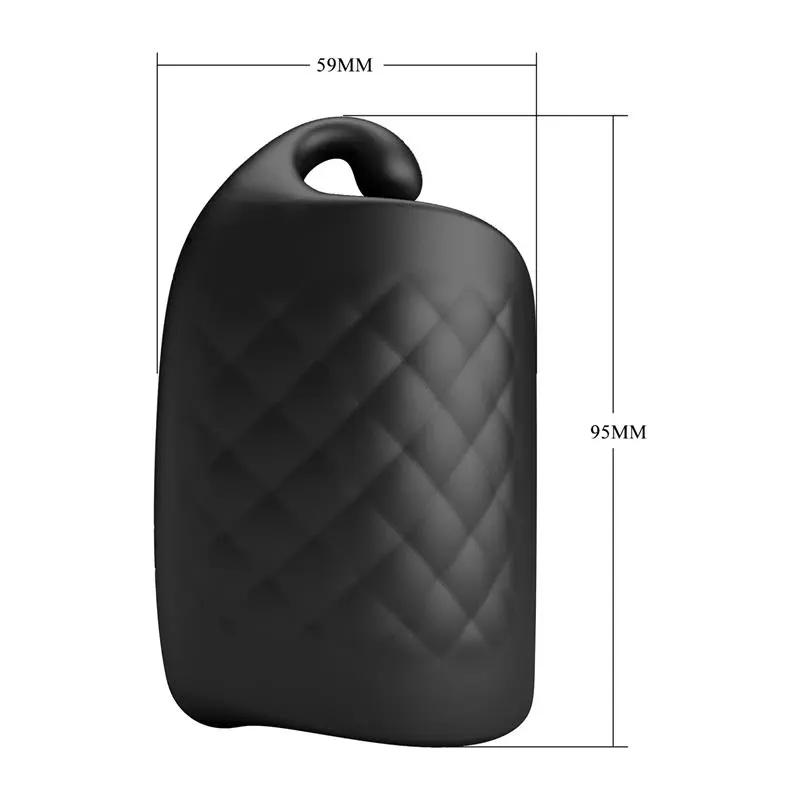 Black Glans Trainer Masturbador Manual con Vibración · PRETTYLOVE · Masturbadores Él — Foto 12