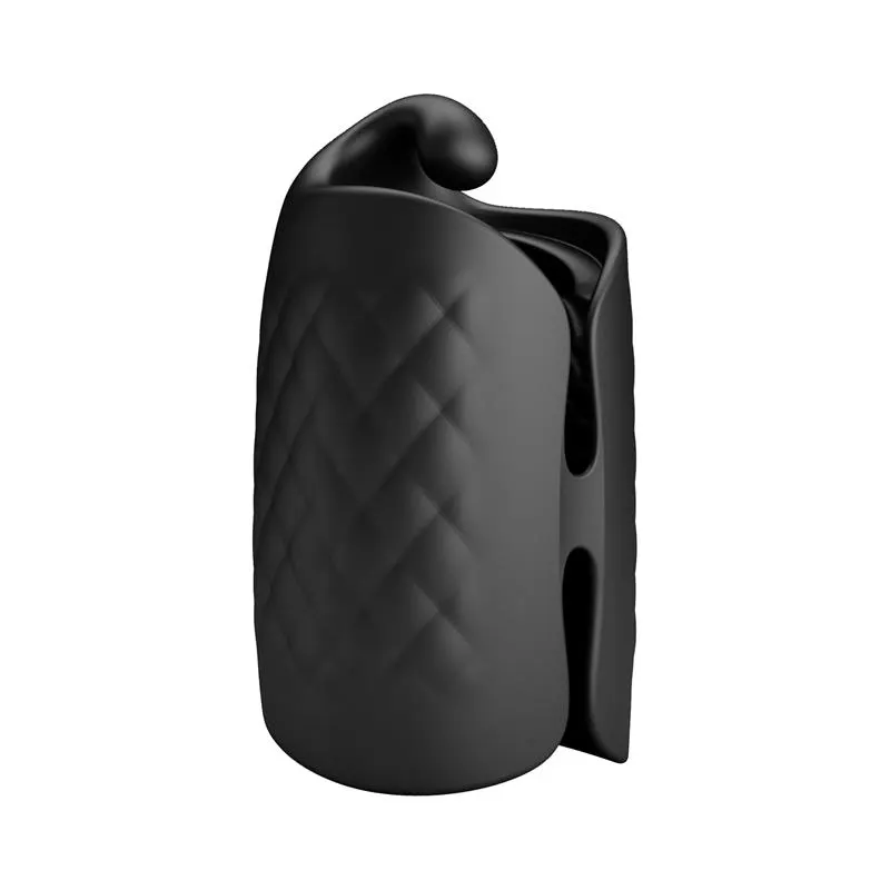 Black Glans Trainer Masturbador Manual con Vibración · PRETTYLOVE · Masturbadores Él — Foto 4