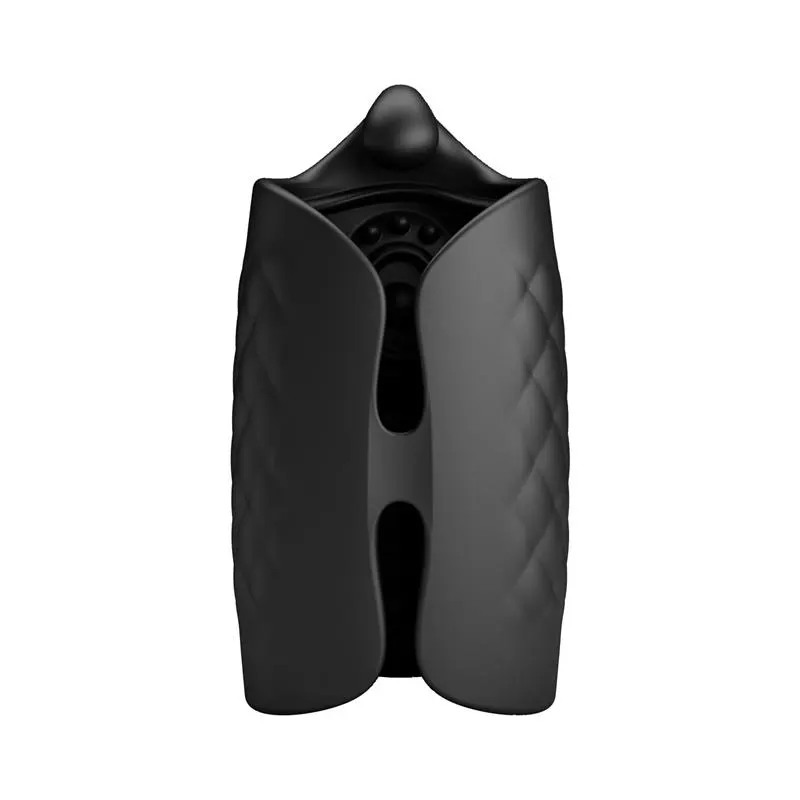 Black Glans Trainer Masturbador Manual con Vibración · PRETTYLOVE · Masturbadores Él — Foto 5