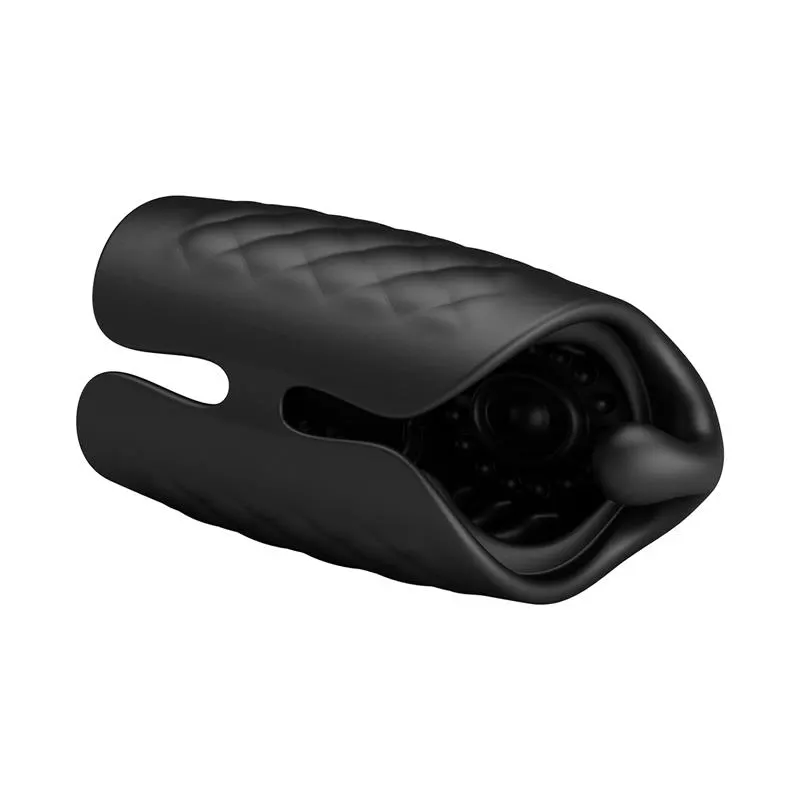 Black Glans Trainer Masturbador Manual con Vibración · PRETTYLOVE · Masturbadores Él — Foto 7
