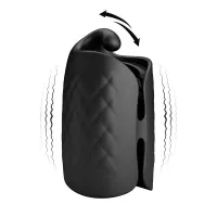Black Glans Trainer Masturbador Manual con Vibración · PRETTYLOVE · Masturbadores Él