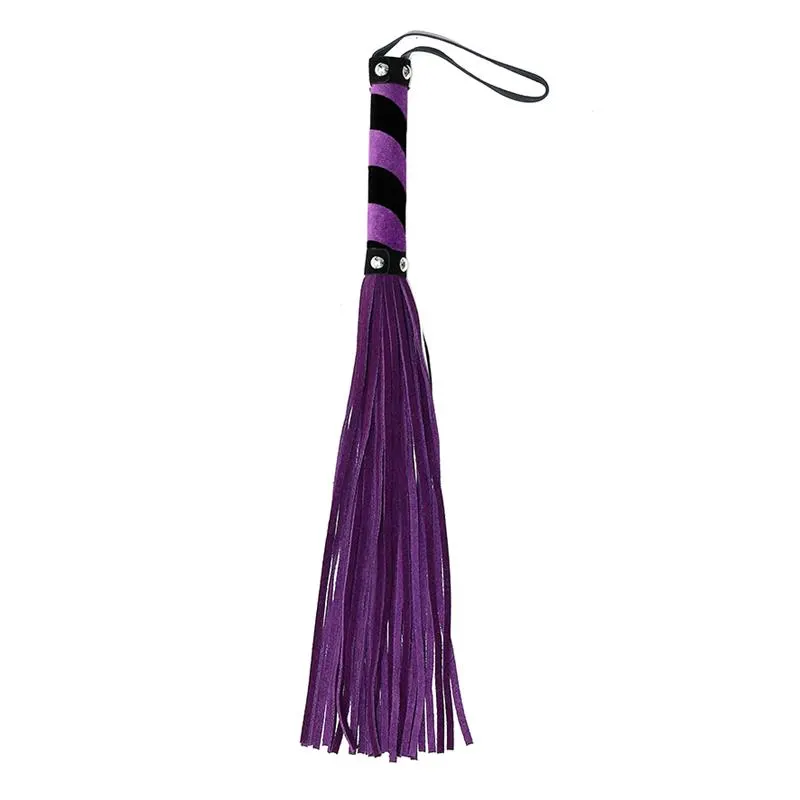 Flogger Morado 44 cm · BONDAGE PLAY · Spanking y Azotes