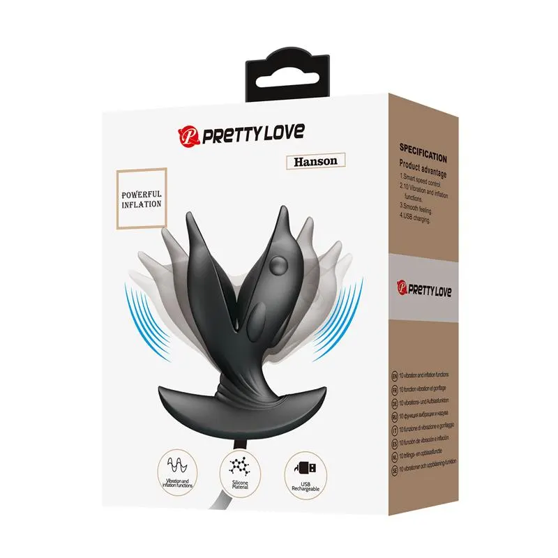Hanson Plug Anal Inflable con Vibración · PRETTYLOVE · Anal — Foto 10