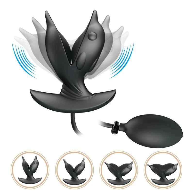 Hanson Plug Anal Inflable con Vibración · PRETTYLOVE · Anal