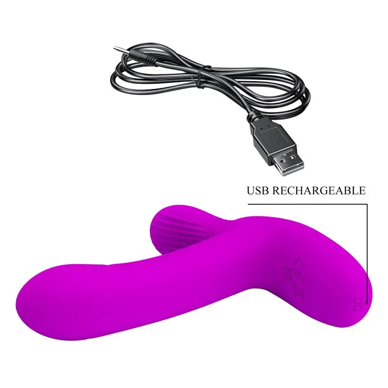 Geri Estimulador con Vibración y Licking con Control Remoto · PRETTYLOVE · Estimuladores de Clítoris — Foto 8