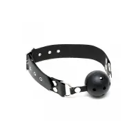 Mordaza de Cuero Ajustable · BONDAGE PLAY · Máscaras, Antifaces y Mordazas