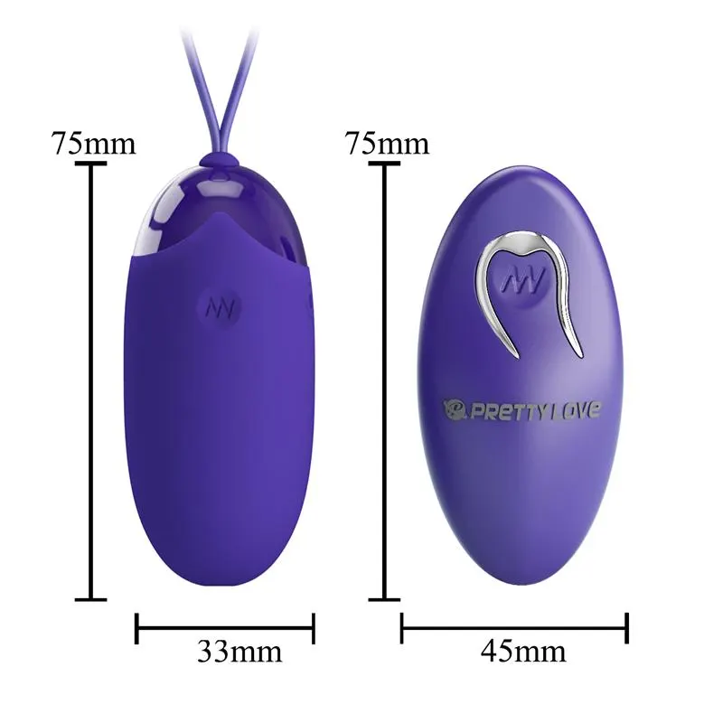 Berger-Youth Huevo Vibrador con Control Remoto · PRETTYLOVE · Huevos y Balas Vibradoras — Foto 6