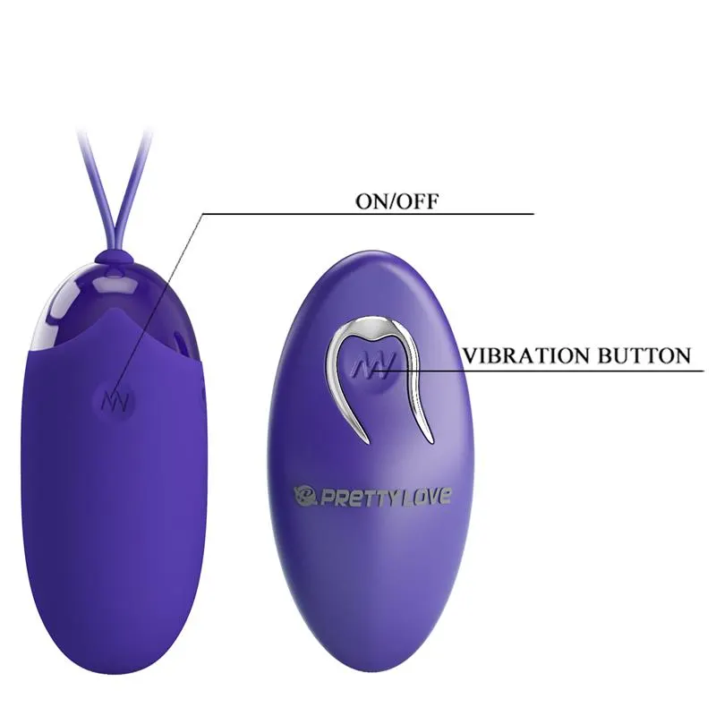 Berger-Youth Huevo Vibrador con Control Remoto · PRETTYLOVE · Huevos y Balas Vibradoras — Foto 8