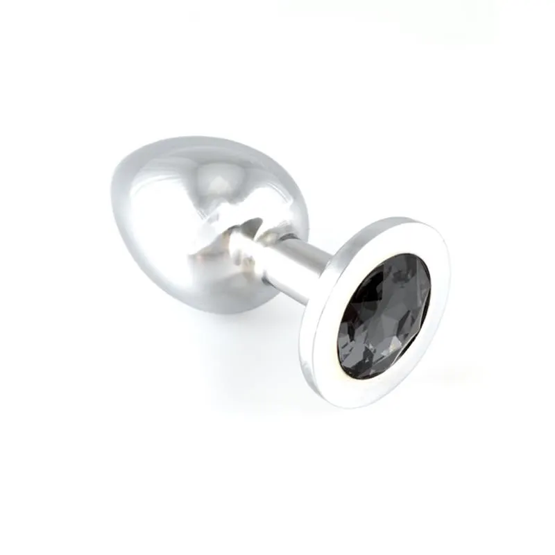 Plug Anal Acero Inoxidable Negro · BONDAGE PLAY · Anal