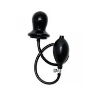 Plug Inflable Negro Látex · BONDAGE PLAY · Anal