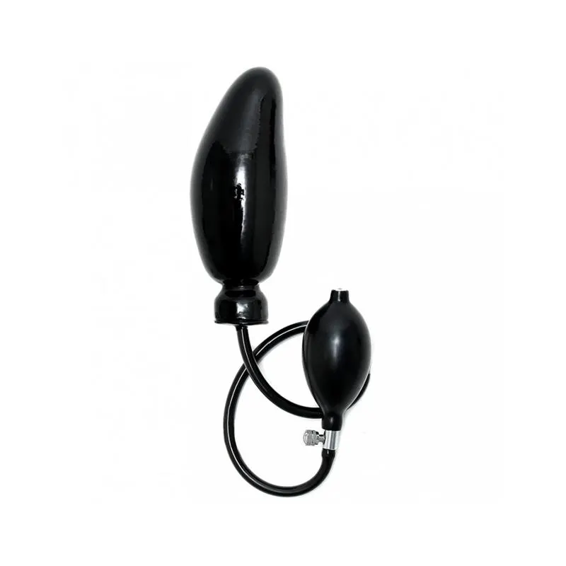 Dildo Inflable Látex Negro · BONDAGE PLAY · Anal — Foto 2