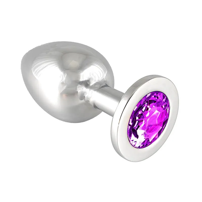 Plug Metal Morado 9,7 cm · BONDAGE PLAY · Anal