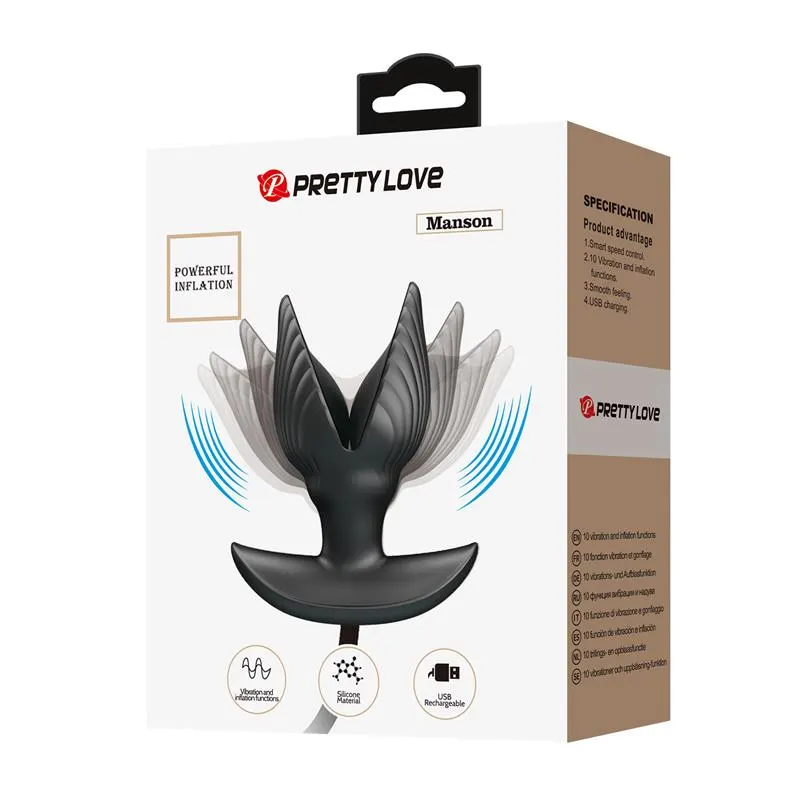 Manson Plut Anal Inflable con Vibración · PRETTYLOVE · Anal — Foto 9