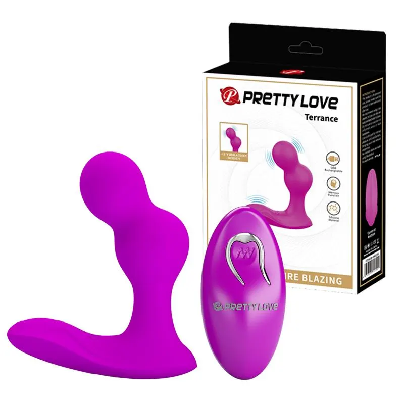 Terrance Plug Anal con vibración y Control Remoto · PRETTYLOVE · Anal