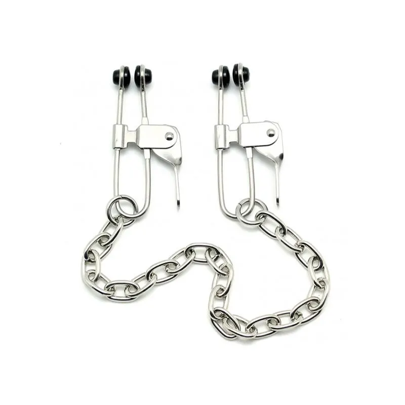 Pinzas Pezones Cadena Metal · BONDAGE PLAY · Pinzas y Pezoneras
