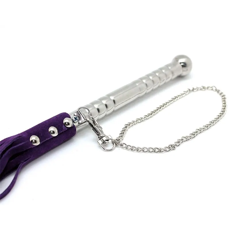 Flogger Morado 52 cm · BONDAGE PLAY · Spanking y Azotes — Foto 2