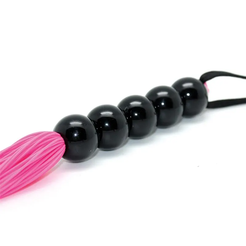 Flogger Silicona Rosa 38 cm · BONDAGE PLAY · Spanking y Azotes — photo 3