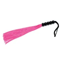Flogger Silicona Rosa 38 cm · BONDAGE PLAY · Spanking y Azotes