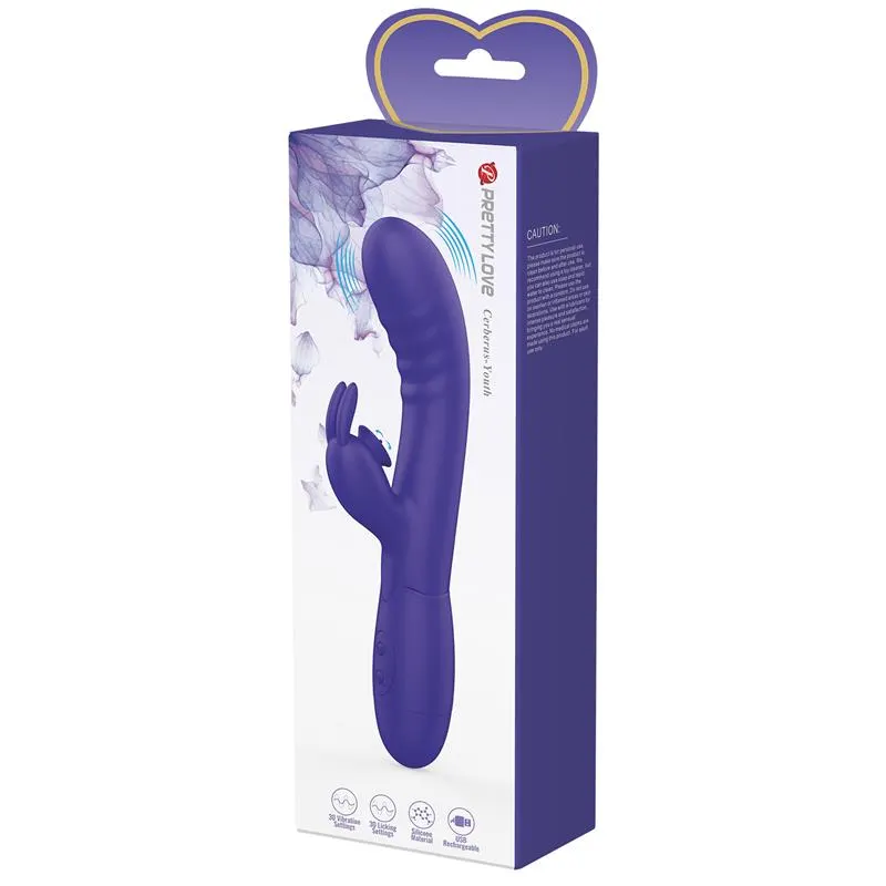 Cerberus Youth Vibrador con Lengua · PRETTYLOVE · Vibradores — Foto 11