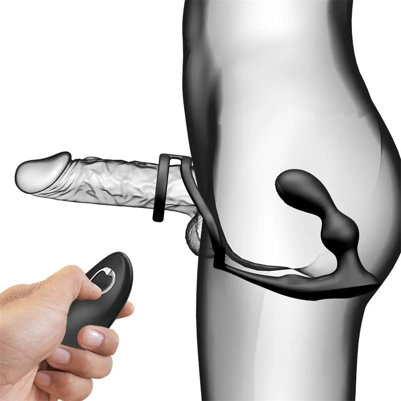 Marshall Plug Anal con Vibración y Anillo para el Pene y Testículos · PRETTYLOVE · Anal — photo 2