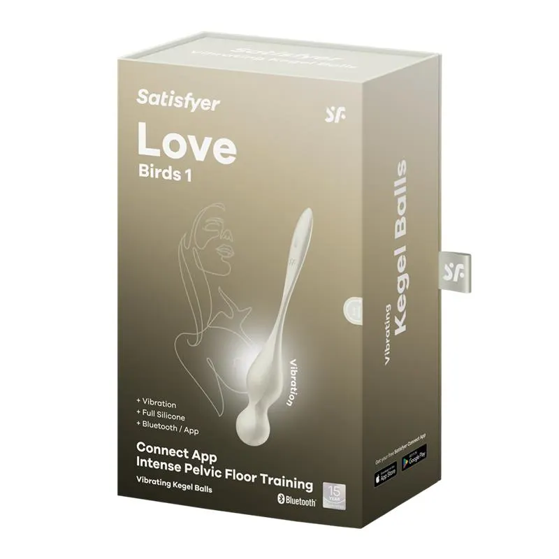 Love Birds 1 Bolas Kegel con APP Blanco · SATISFYER · Bolas Chinas y Salud Femenina — photo 6