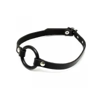 Mordaza Forma Anillo Cuero · BONDAGE PLAY · Máscaras, Antifaces y Mordazas