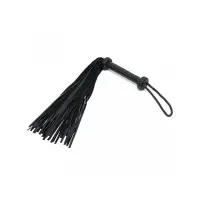 Flogger Trenzado Cuero Negro · BONDAGE PLAY · Spanking y Azotes