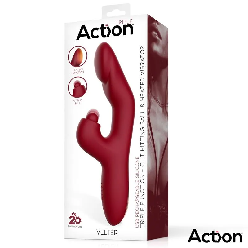 Velter Soft Clit Hitting Ball con Vibración y Efecto Calor · ACTION · Vibradores — photo 9