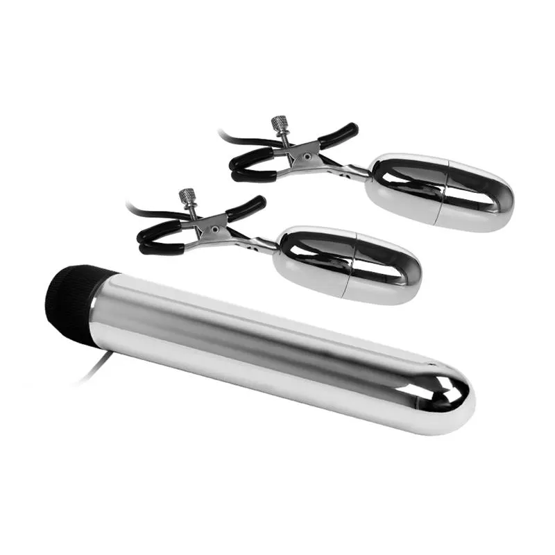 Baile Set Bala Vibrador y Pinzas para Pezones con Vibración Turbo · BAILE · Huevos y Balas Vibradoras — Foto 2