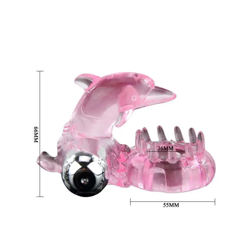 Anillo Vibrador Love Dolphig Ring Rosa · BAILE · Accesorios y Sets — photo 5