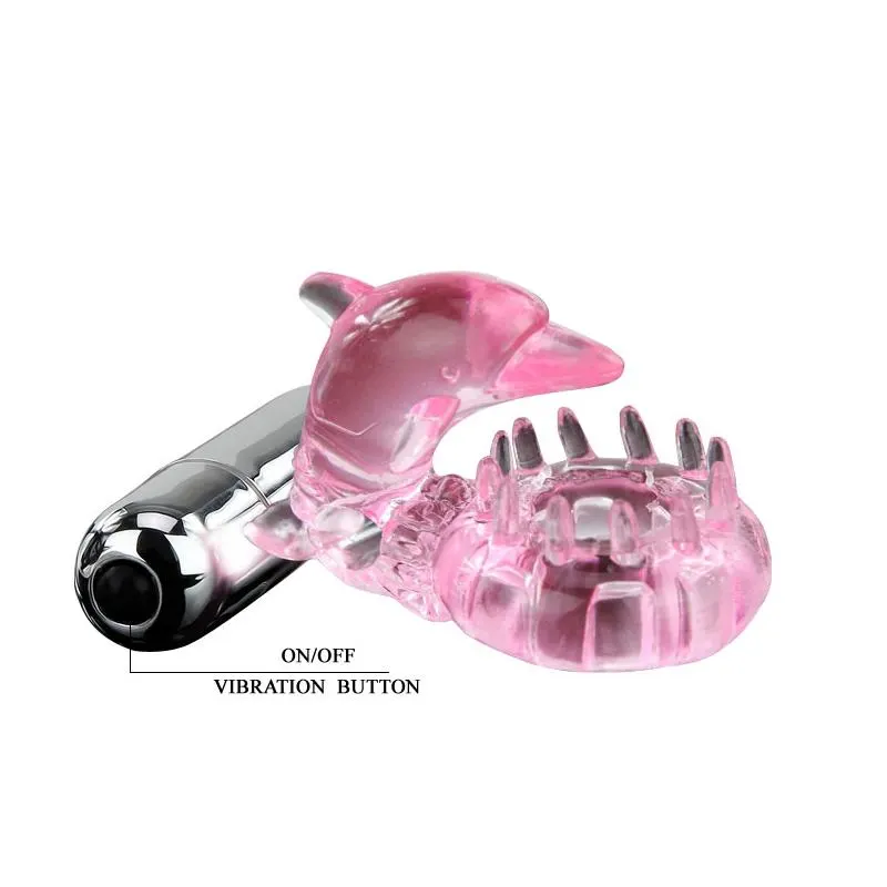 Anillo Vibrador Love Dolphig Ring Rosa · BAILE · Accesorios y Sets — photo 6
