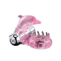 Anillo Vibrador Love Dolphig Ring Rosa · BAILE · Accesorios y Sets