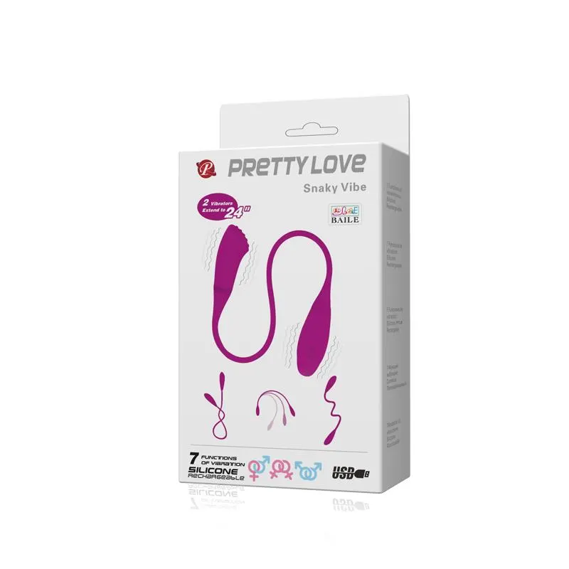 Pretty Love Huevo Vibrador Snaky Color Rosa · PRETTYLOVE · Accesorios y Sets — Foto 7
