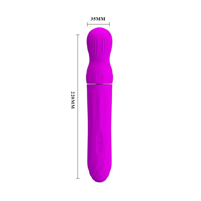 Vibrador Rotador Abraham Púrpura · PRETTYLOVE · Vibradores — Foto 5
