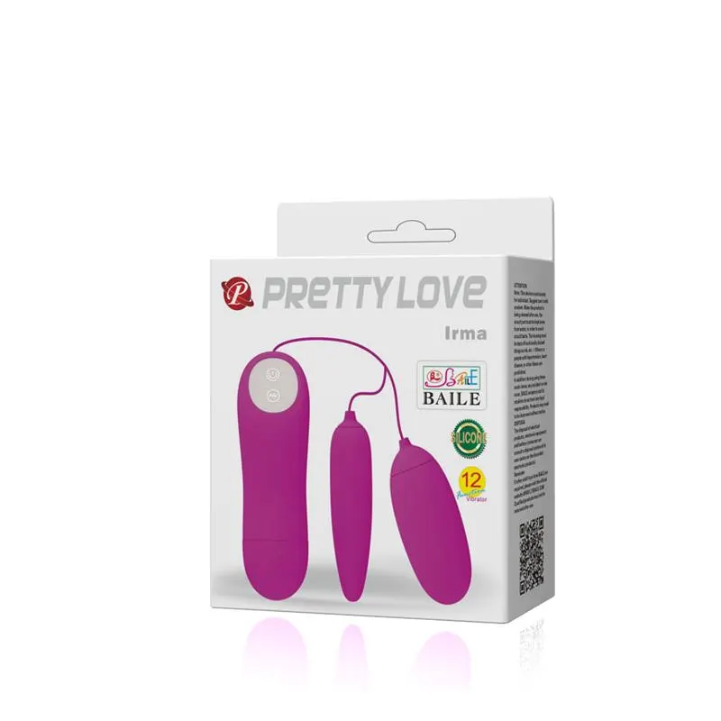 Pretty Love Huevos Vibradores Irma Color Púrpura · PRETTYLOVE · Estimuladores de Clítoris — Foto 7