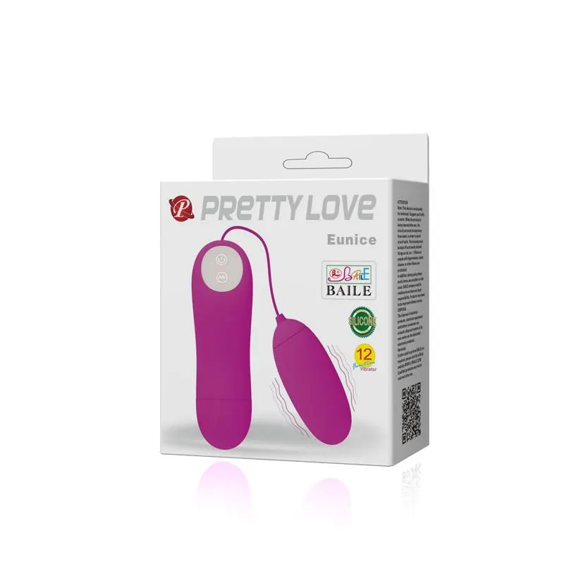 Pretty Love Huevo Vibrador Eunice Color Púrpu CL70 · PRETTYLOVE · Estimuladores de Clítoris — Foto 7