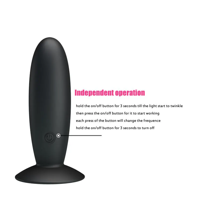 Pretty Love Plug Anal Vibrador Color Negro · PRETTYLOVE · Anal — photo 8
