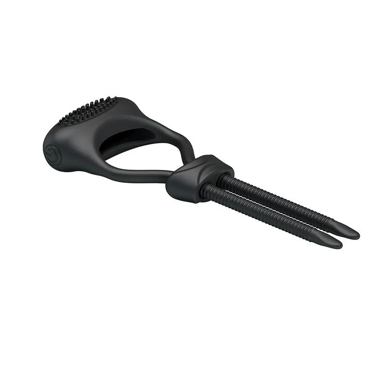 Pretty Love Anillo Vibrador Curitis Color Negro · PRETTYLOVE · Anillos para el Pene — photo 2