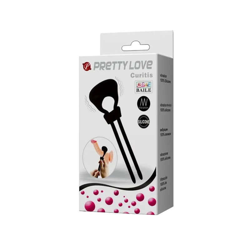 Pretty Love Anillo Vibrador Curitis Color Negro · PRETTYLOVE · Anillos para el Pene — photo 8