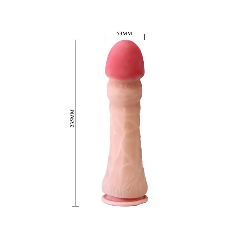Baile Dildo con Ventosa Color Natural 23.5 cm · BAILE · Dildos — photo 4