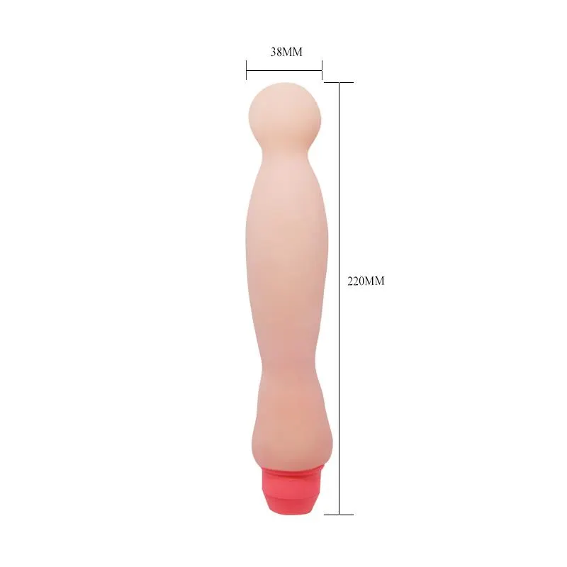 Dildo VIbrador Color Natural 22 cm · BAILE · Vibradores — photo 6