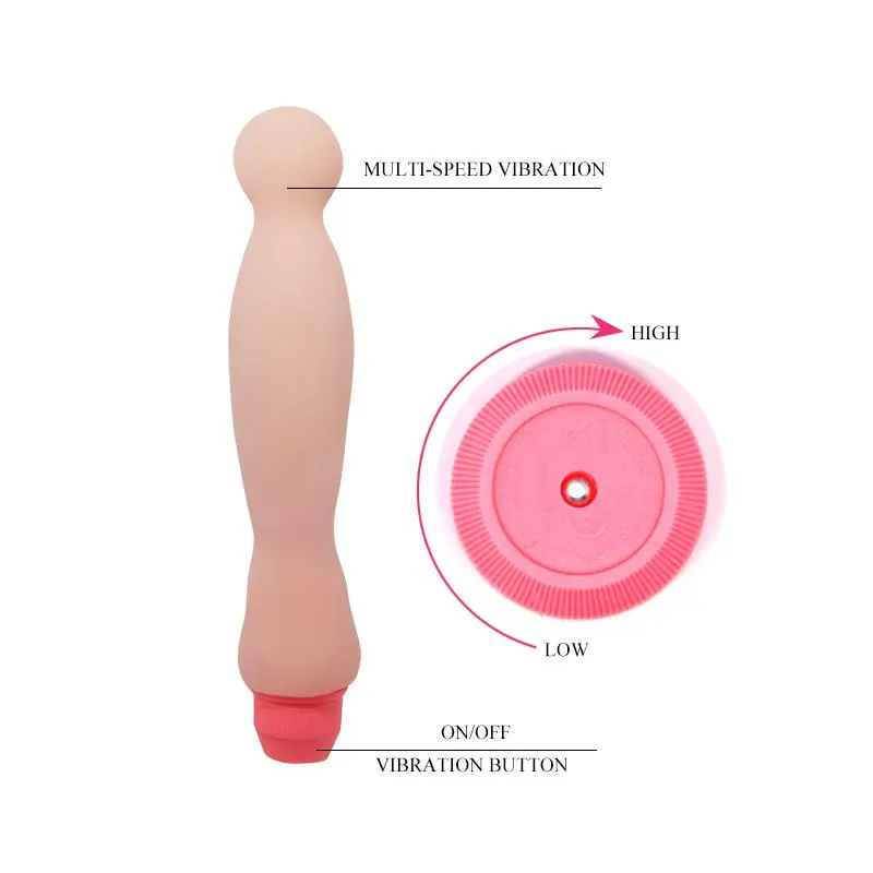 Dildo VIbrador Color Natural 22 cm · BAILE · Vibradores — photo 7