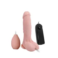 Dildo Eyaculador Water Spray Natural · BAILE · Vibradores