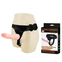 Arnés Ultra Doble Penetración Natural · BAILE · Dildos