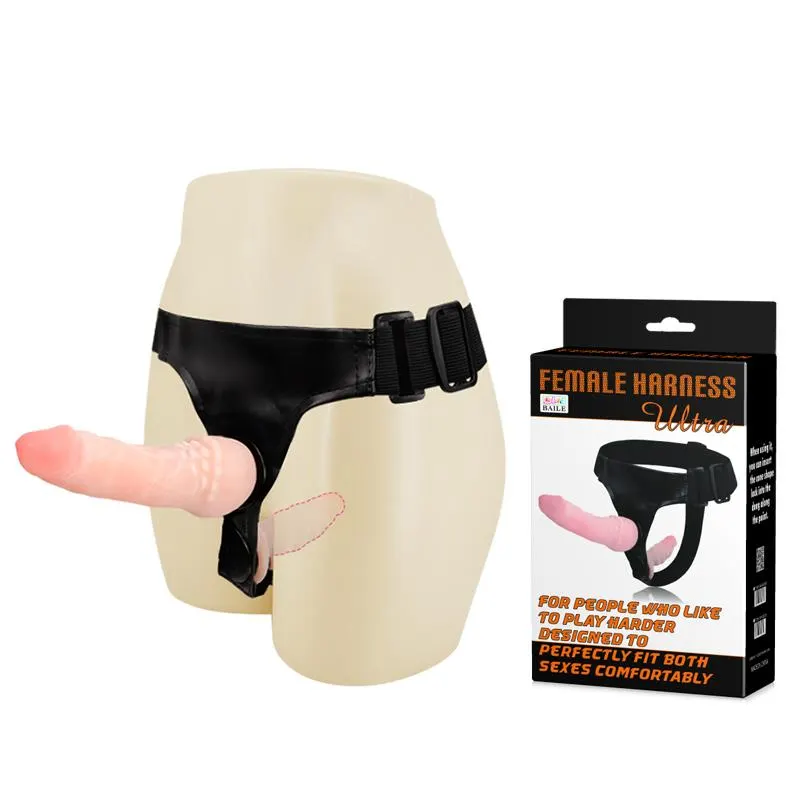 Arnés Ultra Doble Penetración Natural · BAILE · Dildos