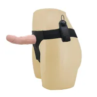 Baile Arnés con Dildo Vibrador Natural 15 cm · BAILE · Dildos
