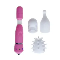 Pack Masajeador y 3 Cabezales Mini Rock · BAILE · Accesorios y Sets