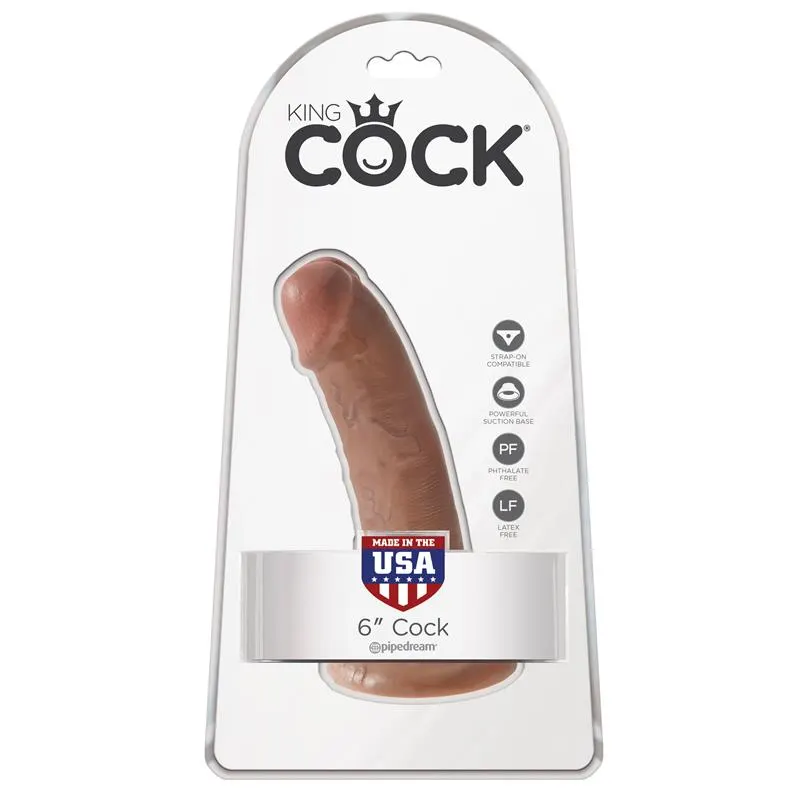 Dildo Reaslista 6 Bronceado · KING COCK · Dildos — Foto 2